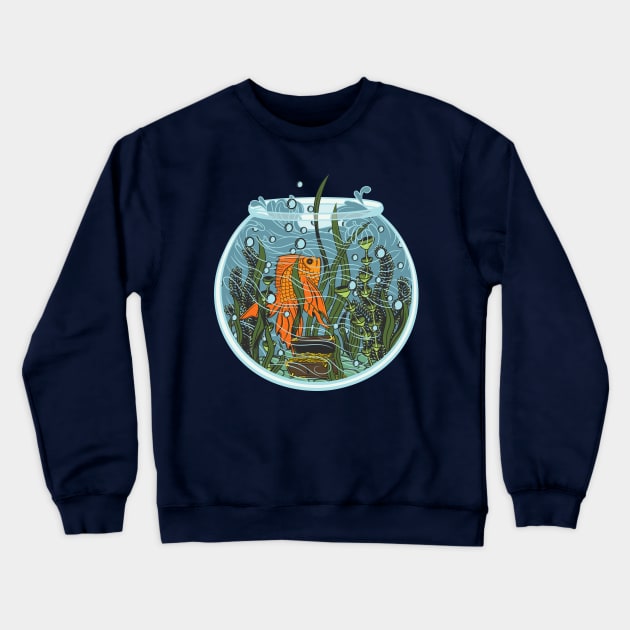 Fishtank Crewneck Sweatshirt by Desdymona